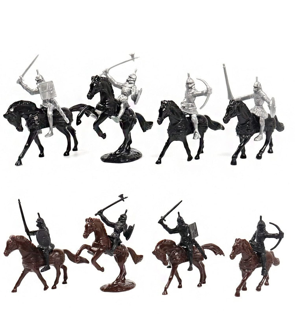 Medieval Knights Toy Soldier Cavalry Horses Set A207