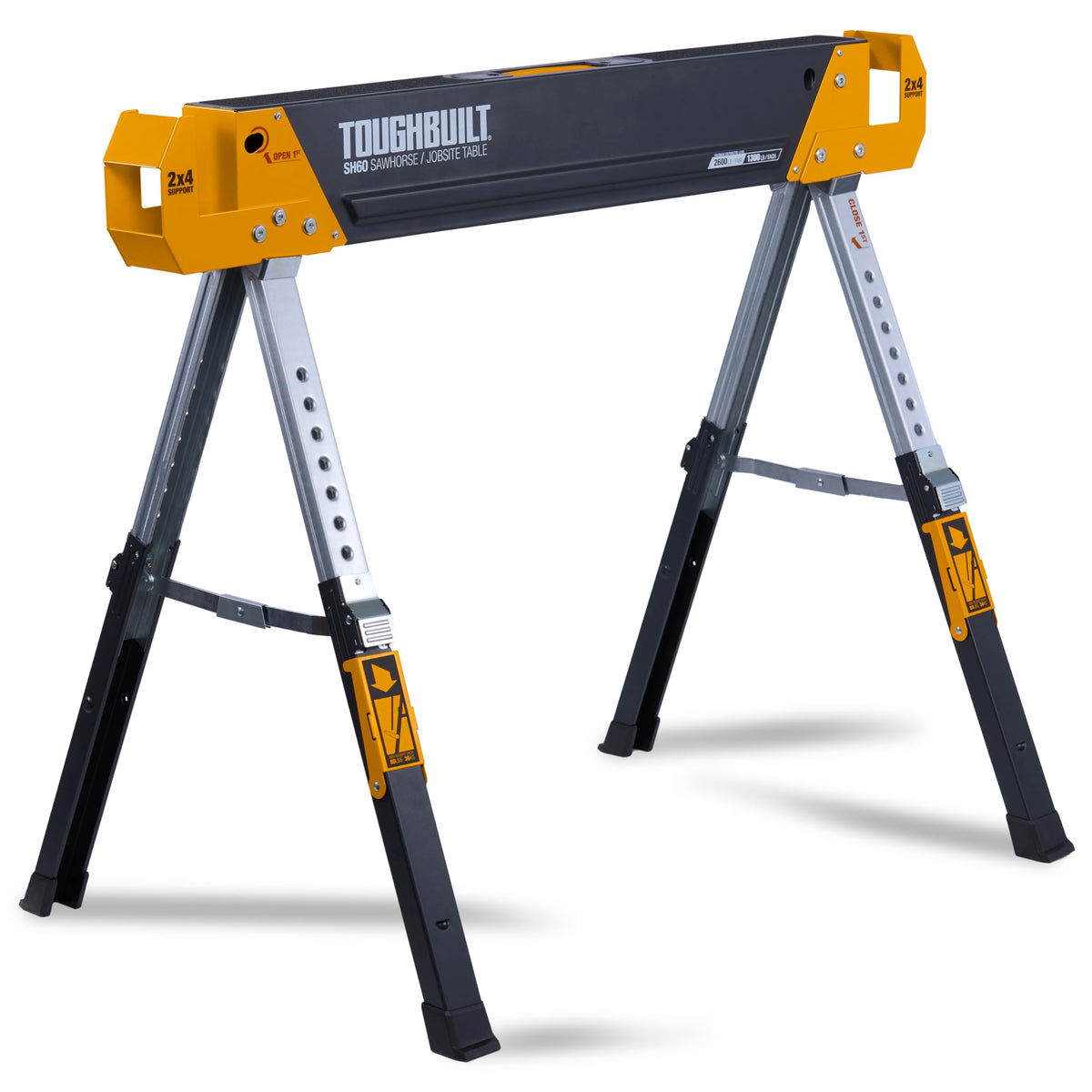 Adjustable Height Sawhorse & Jobsite Table J30608