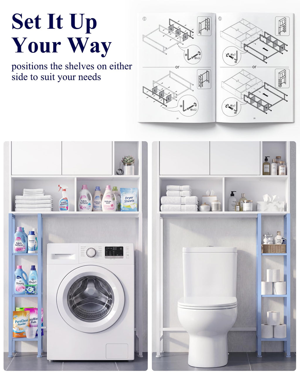 Over Toilet Storage Cabinet Q725