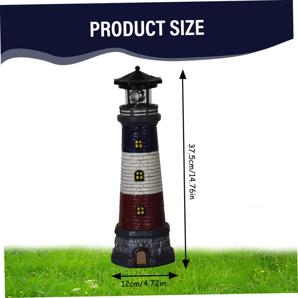 15 Inch Waterproof Rotating LED Lighthouse Lamp L345