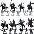 Medieval Knights Toy Soldier Cavalry Horses Set A207