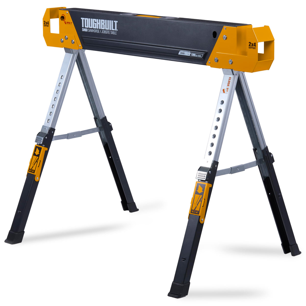 Adjustable Height Sawhorse & Jobsite Table J30608