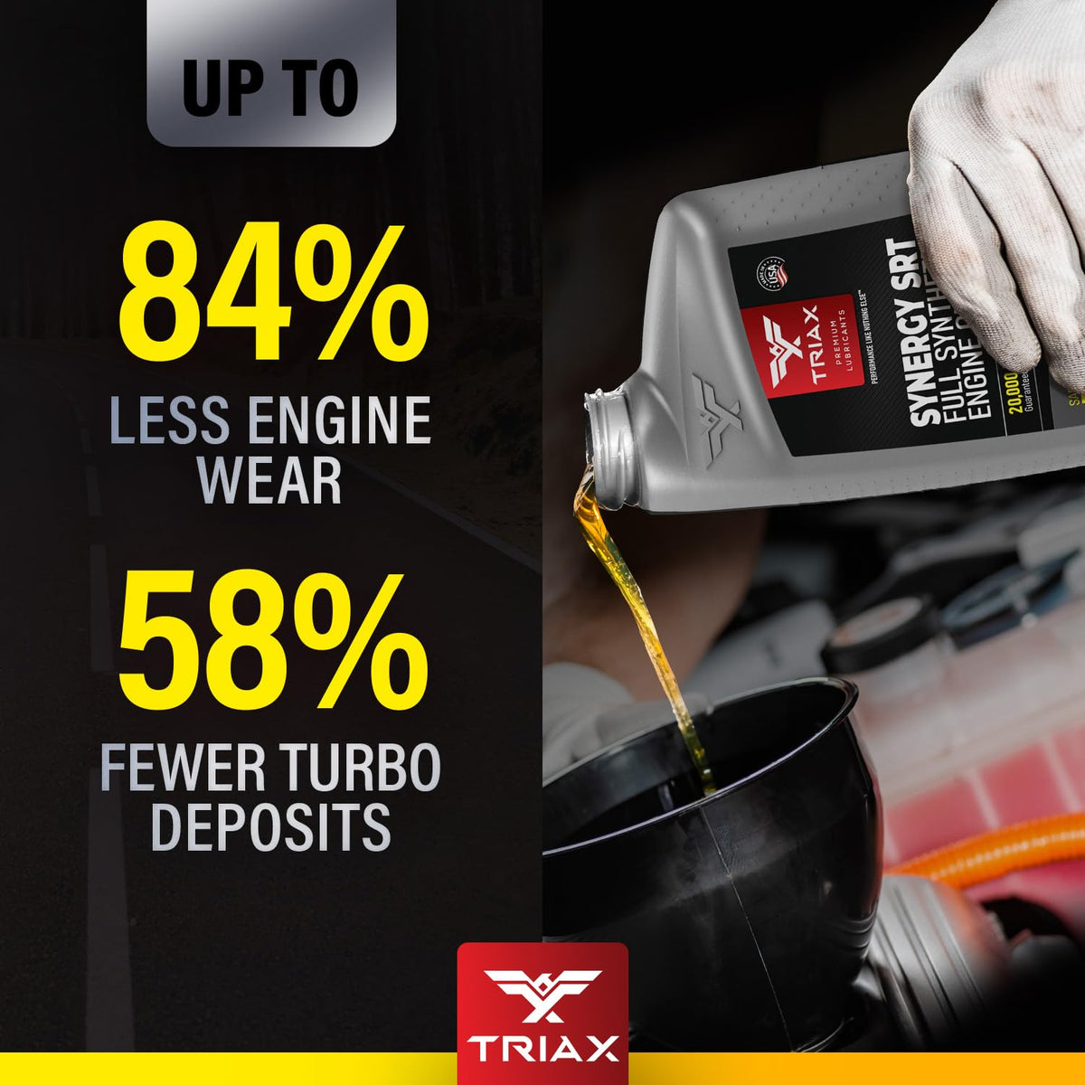 5W-20 Full Synthetic Engine Oil 5 Quart E104