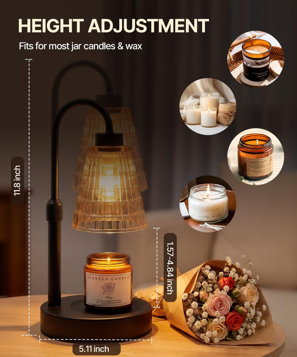 Candle Warmer Lamp with Timer Dimmer W316420