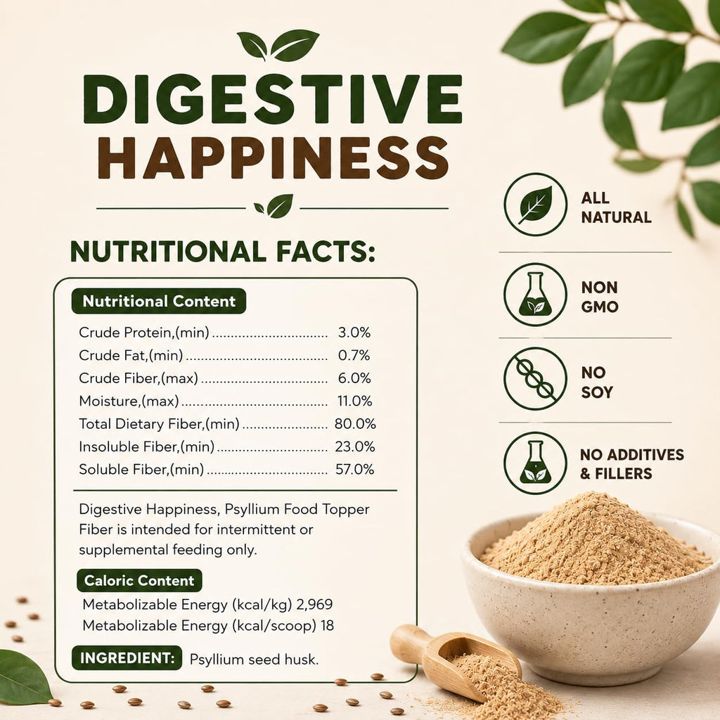 Psyllium Husk Powder for Dogs 9 oz P161