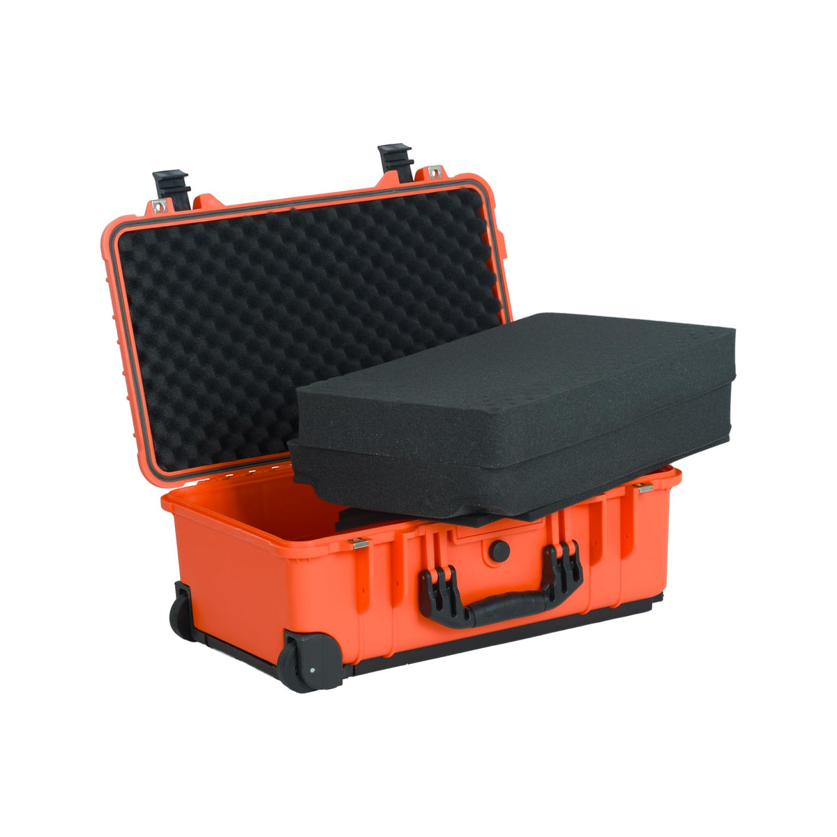Orange Rolling Waterproof Hard Camera Case Q836897