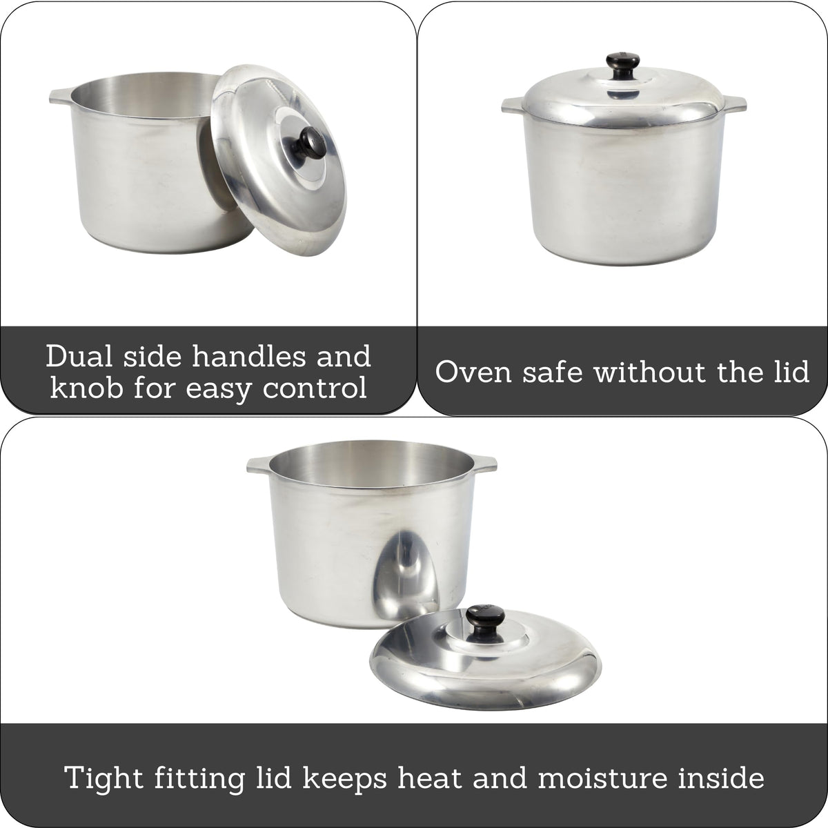 Heavy Duty Aluminum Stock Pot 14 Quart J35547