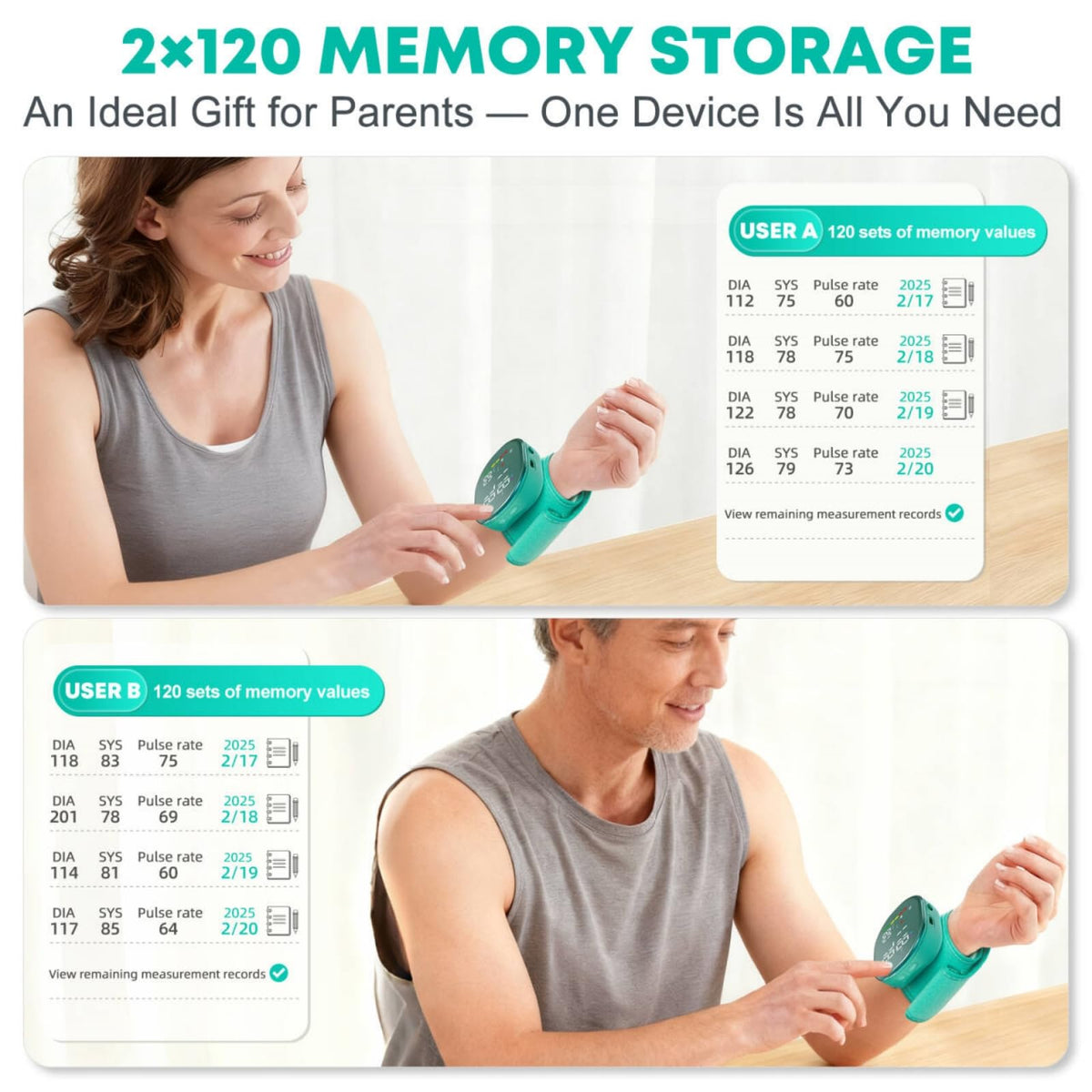 Portable Wrist Blood Pressure Monitor K6549