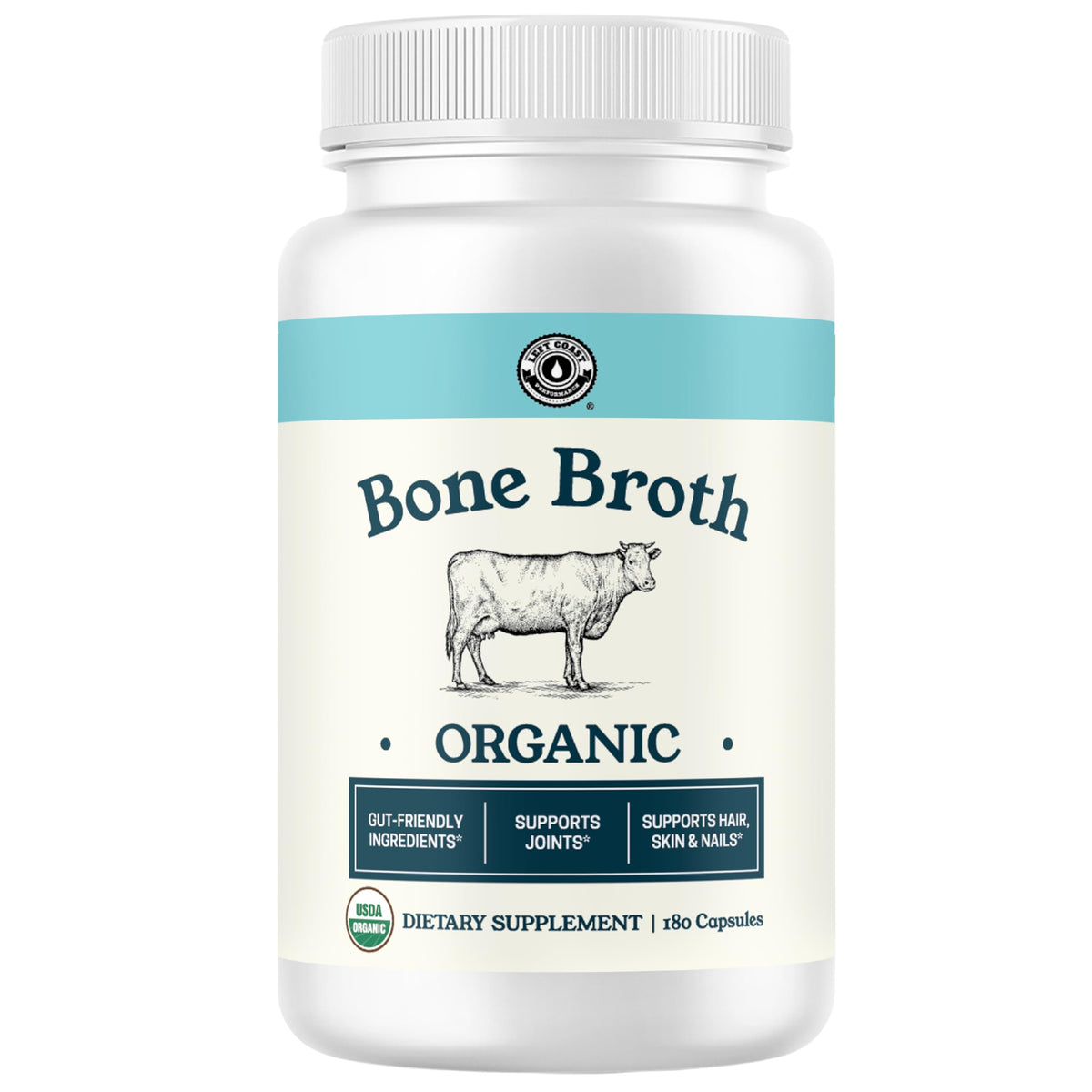Bone Broth Capsules with Collagen, 180 Capsules S6490
