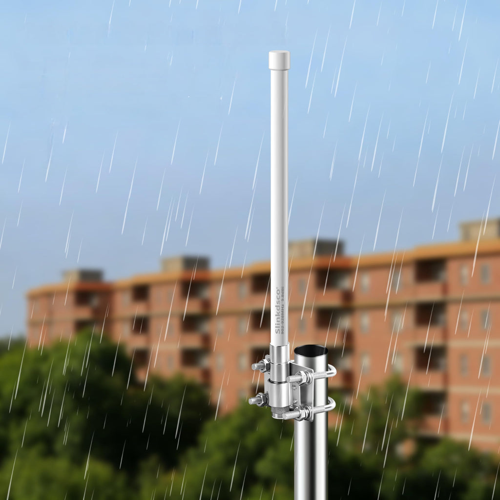 Waterproof 5.8dBi 915MHz Fiberglass Antenna with 20Ft Extension Cable R225569