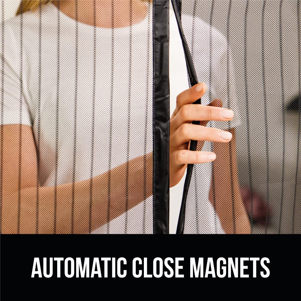 Magnetic Screen Door Black 38Wx82H S987