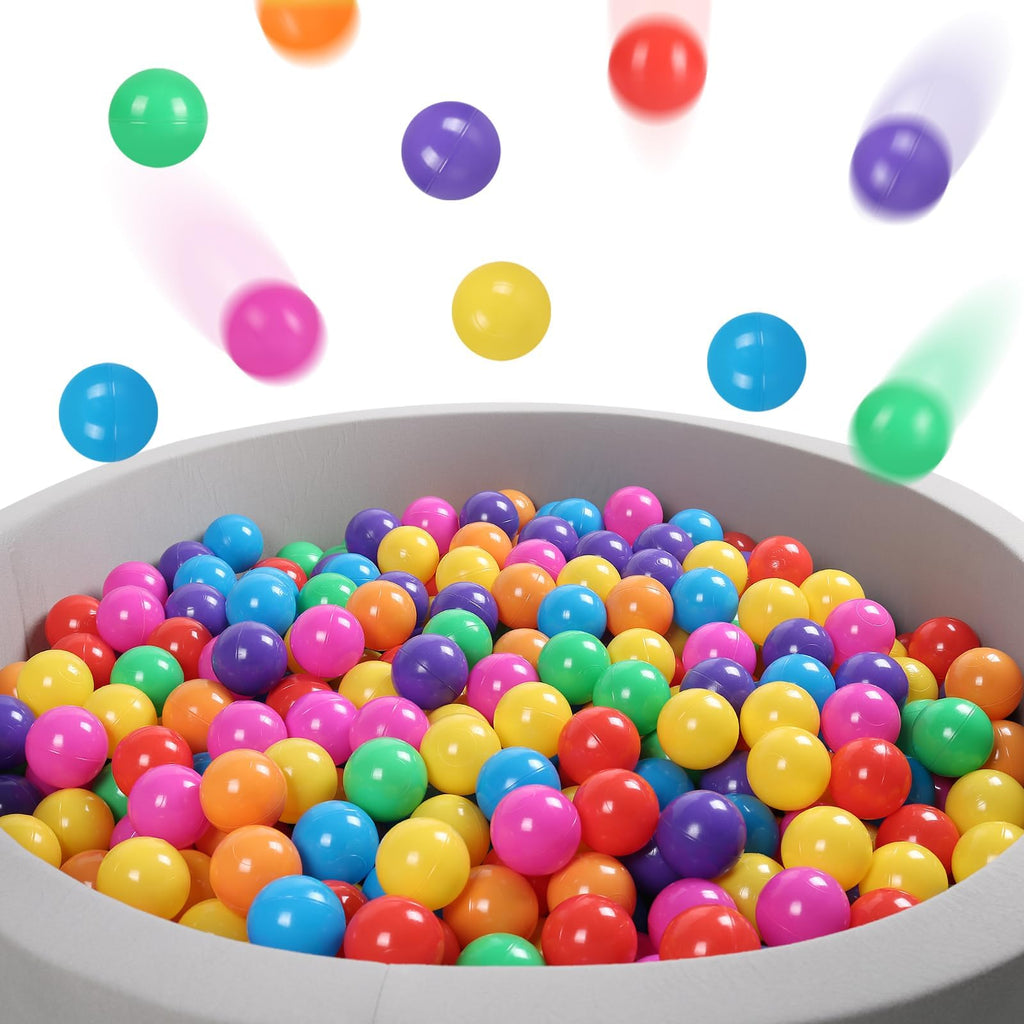 100 Pack BPA Free Colorful Plastic Balls L297