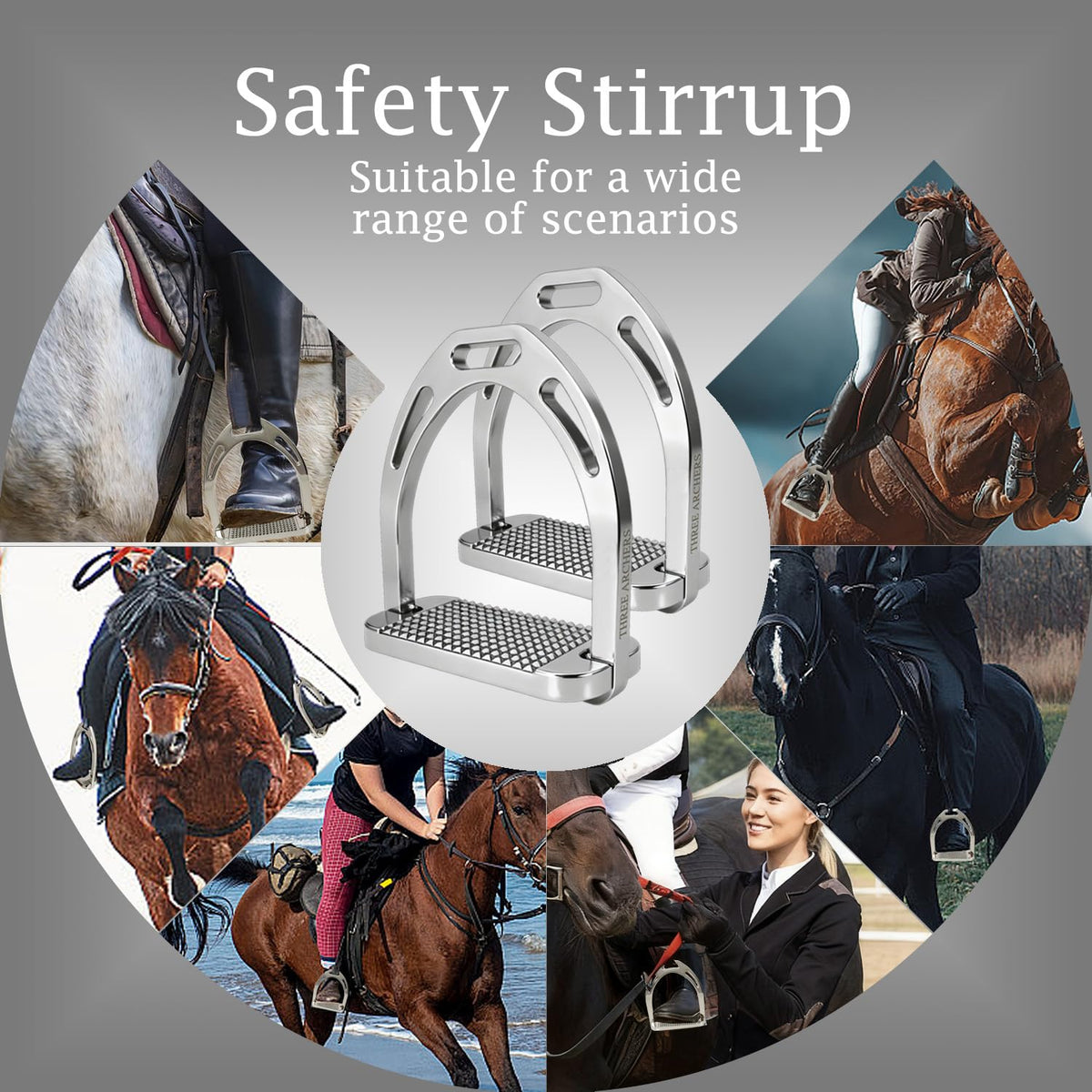 Lightweight English Stirrups M142