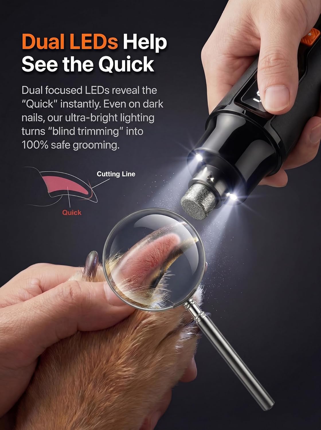 Ultra Quiet Dog Nail Grinder Z792420