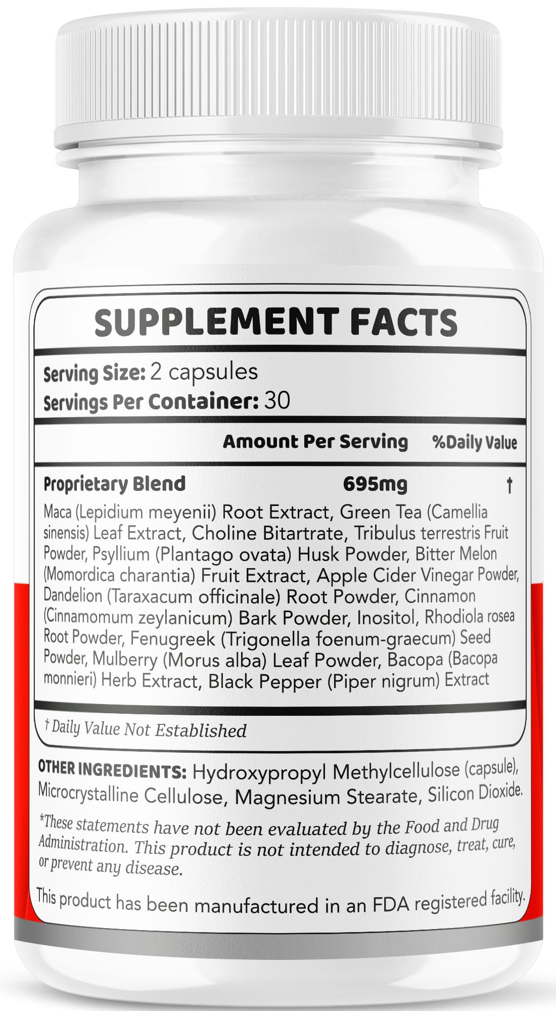 All Natural Formula Capsules, 60 Capsules for 1 Month P683642
