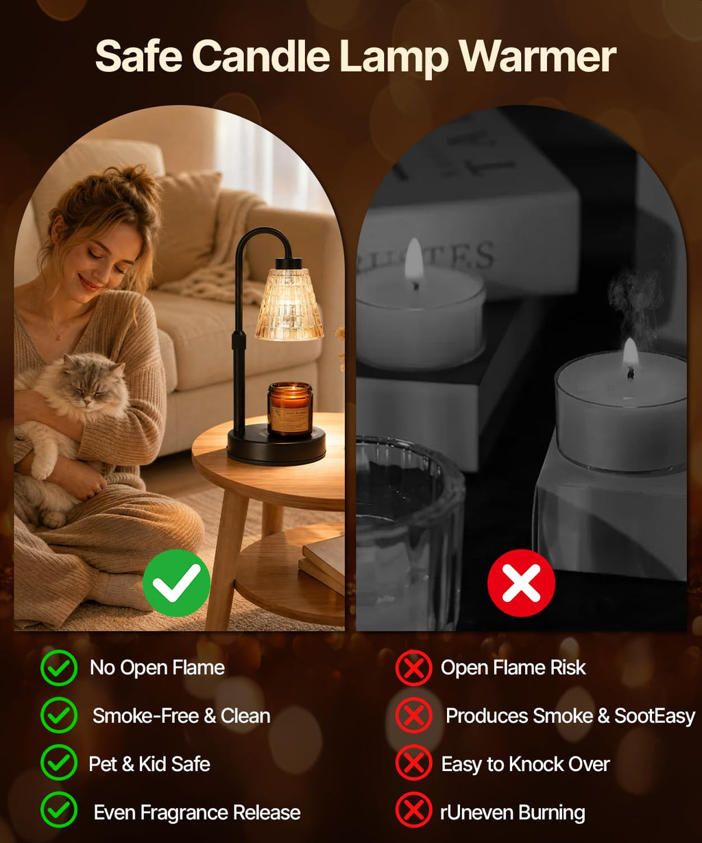 Candle Warmer Lamp with Timer Dimmer W316420