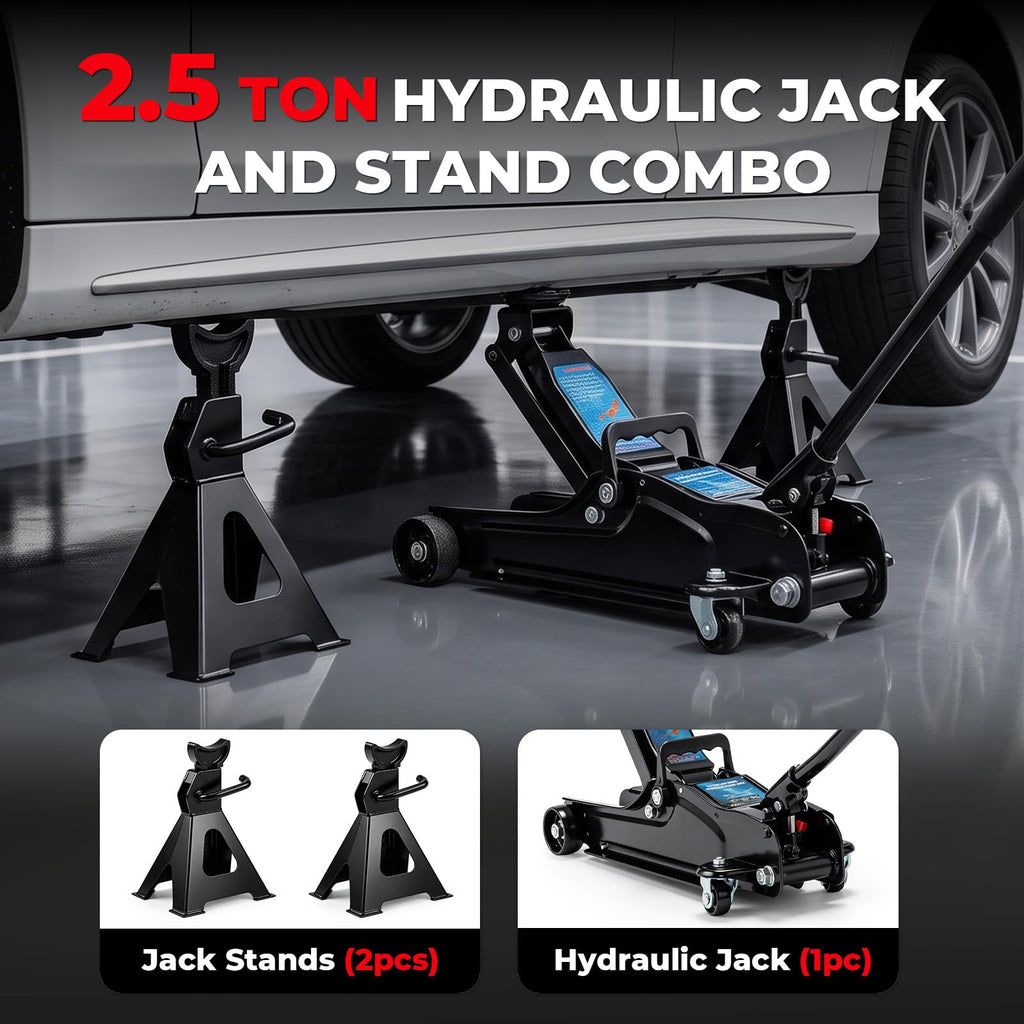 Heavy Duty Steel Hydraulic Floor Jack P588