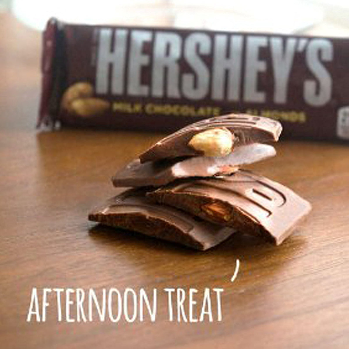 Chocolate Candy Bar with Almonds, 36 Count V258