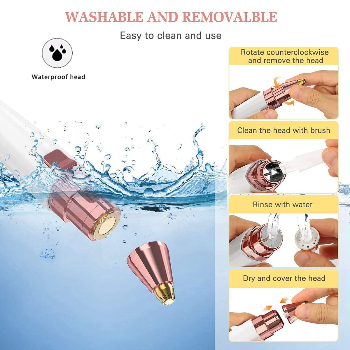 Rechargeable Facial Hair Remover X6678