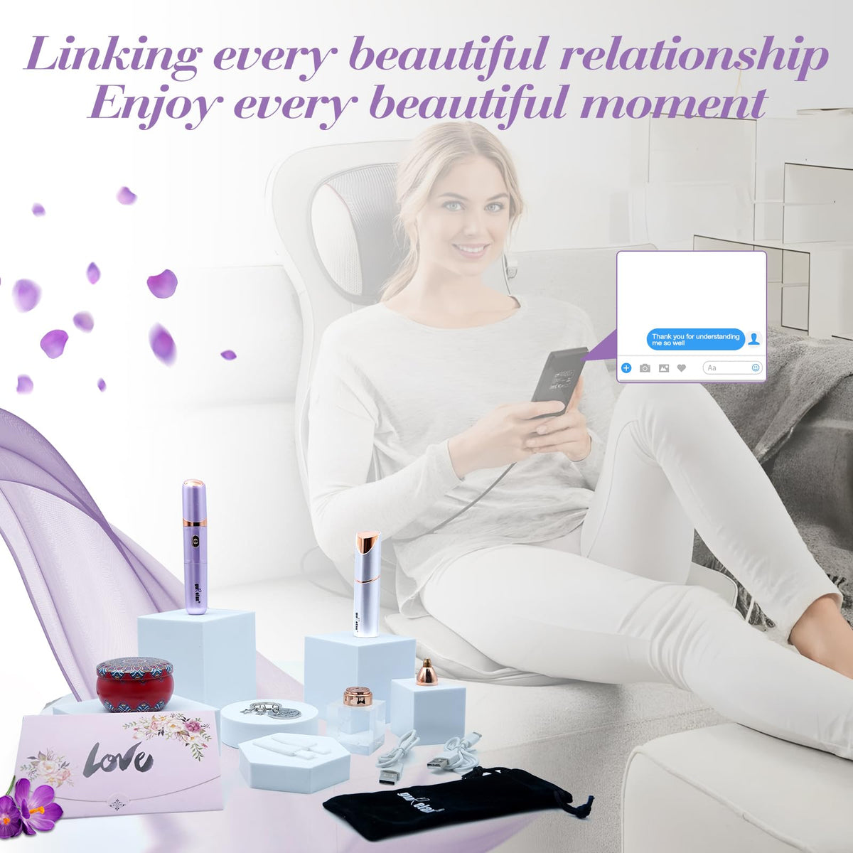 Electric Beauty Epilator Facial Hair Remover J23169