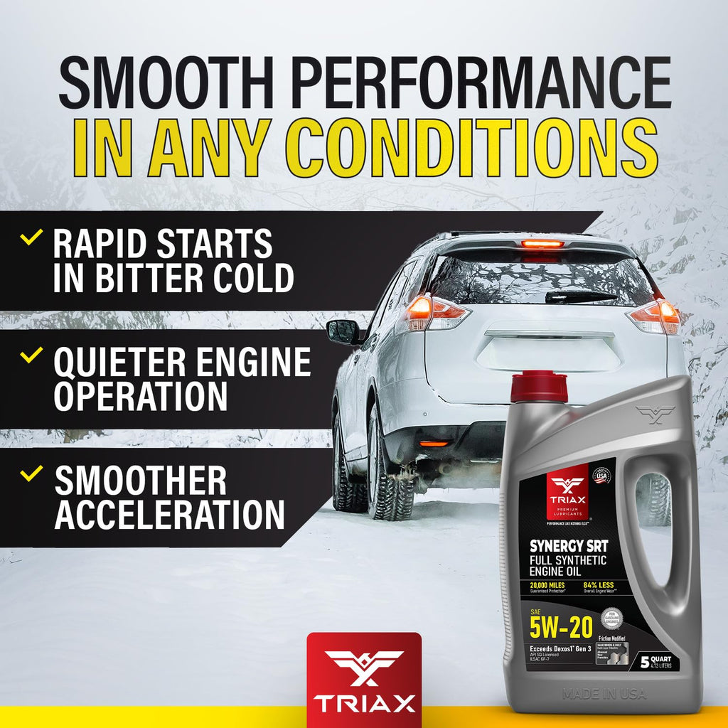 5W-20 Full Synthetic Engine Oil 5 Quart E104