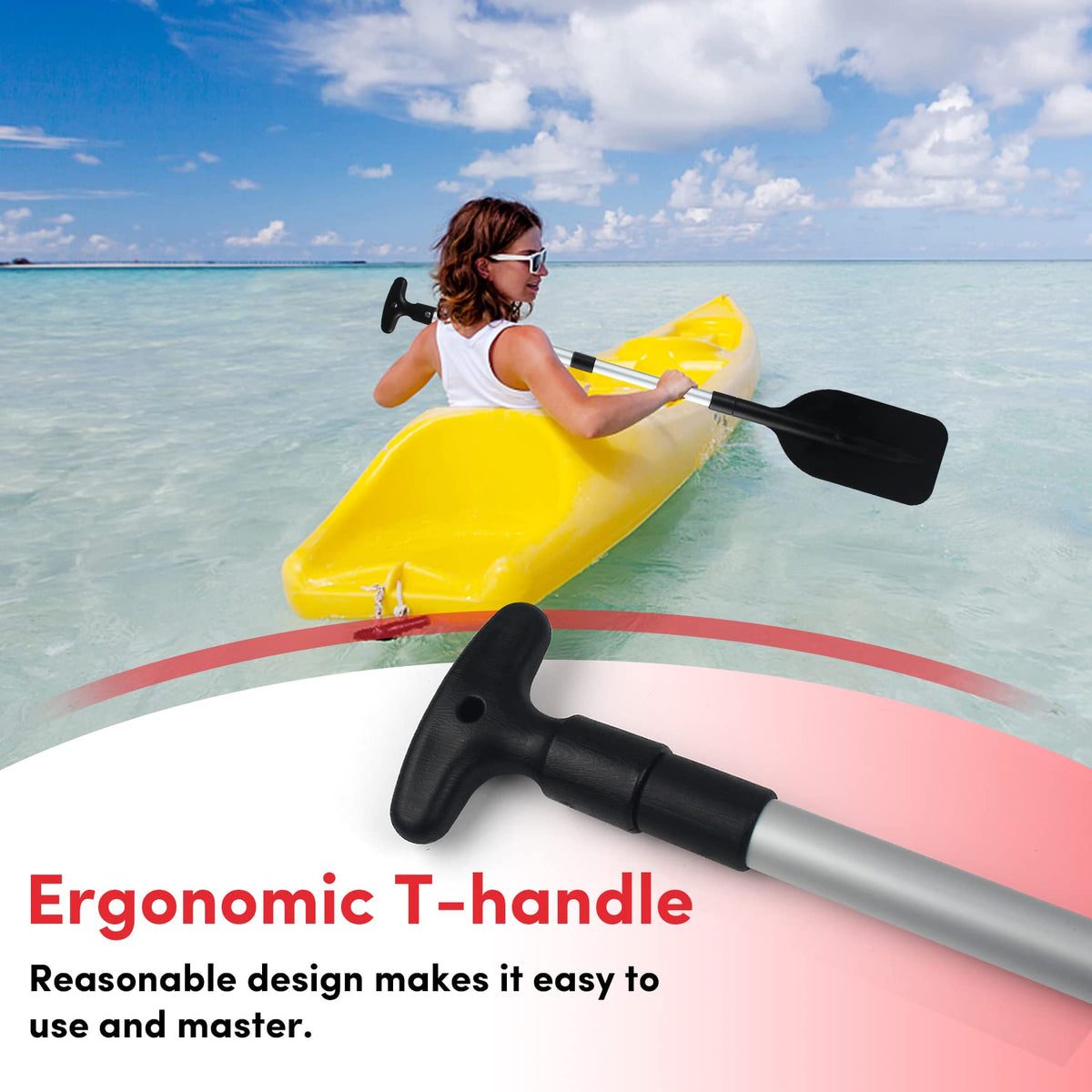 Telescoping Boat Paddle Collapsible Oar 2 Pack Z810666
