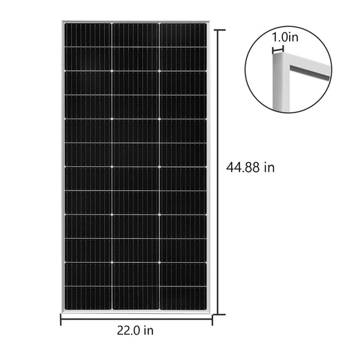 120 Watt 12Volt Solar Panel Starter Kit V614