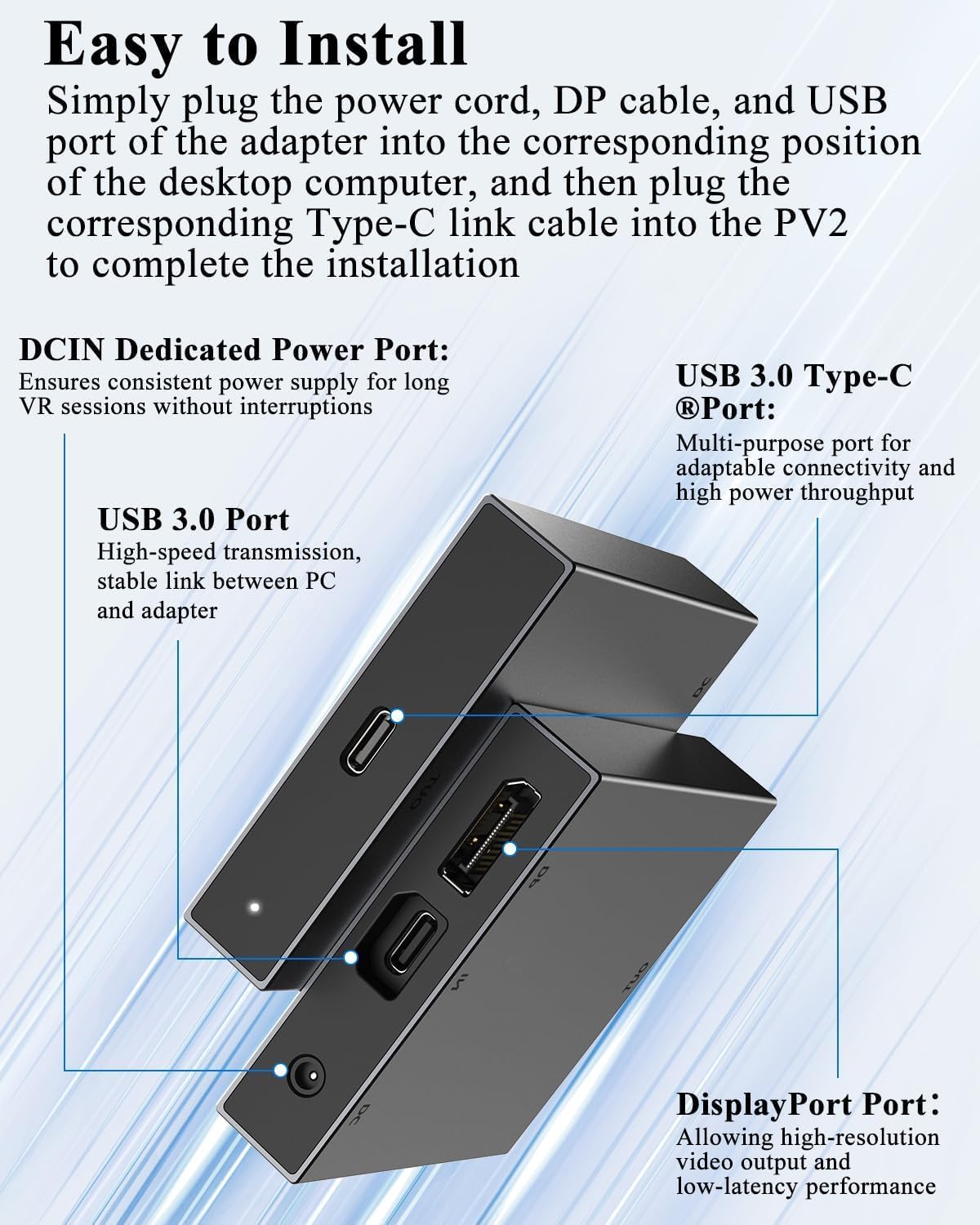 PC Adapter for VR2 Headset Z44395