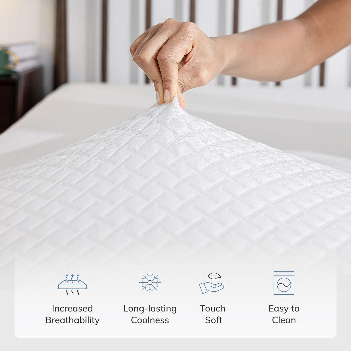Full Size 5 Inch Green Tea Memory Foam Mattress X5589