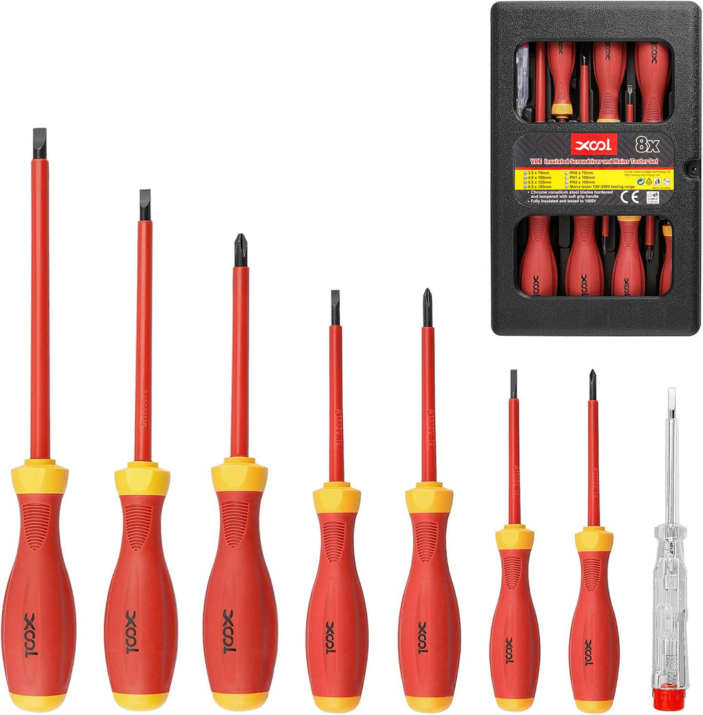 1000V Insulated 8-Piece Screwdriver Set Y8974