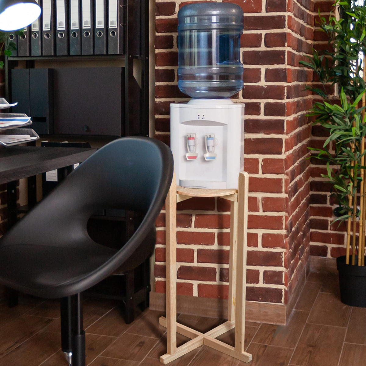 26 Inch Wood Water Dispenser Stand E7959