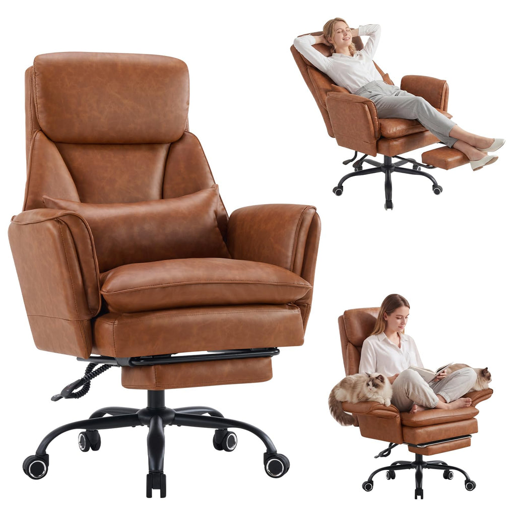 Big and Tall Ergonomic Office Chair with Footrest Q97430