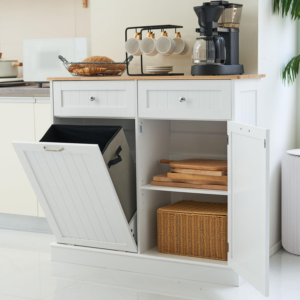Dual Door Tilt Out Trash Can Cabinet L795