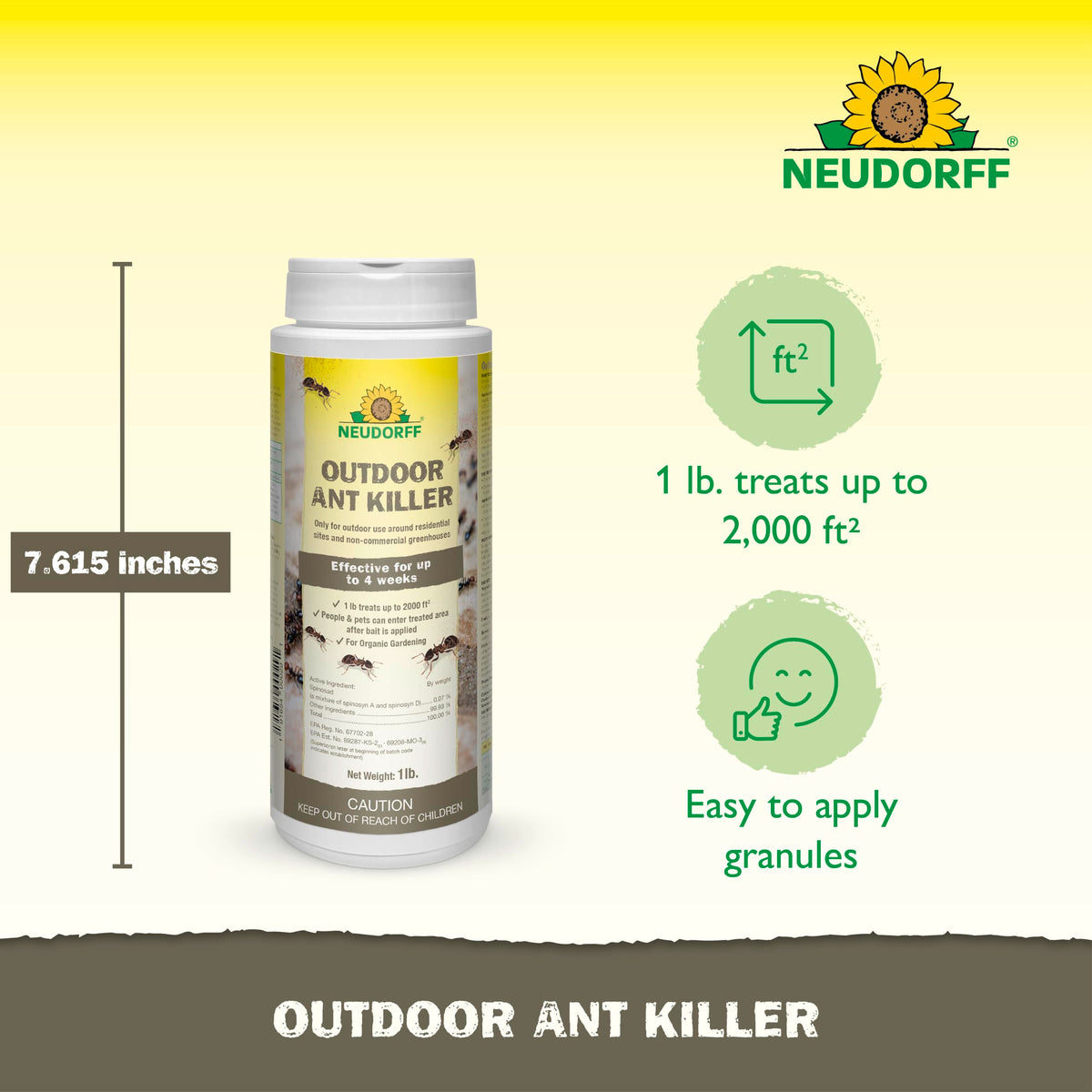 Outdoor Ant Bait Granules 1 LB M616120