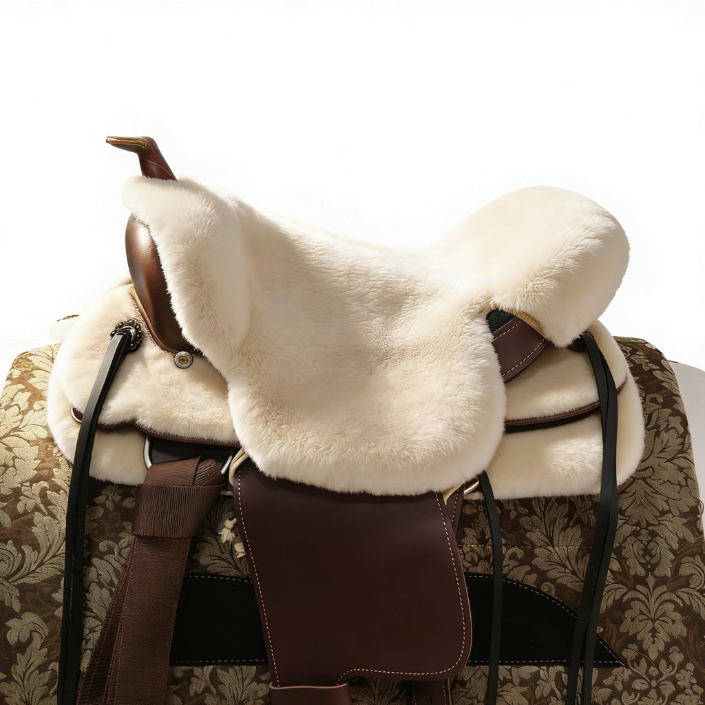 Sheepskin Saddle Seat Cover D853719