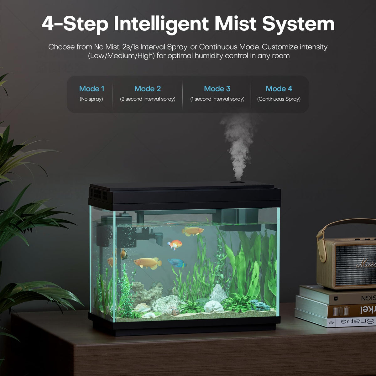 2.5 Gal Self-Cleaning Aquarium Starter Kit F735
