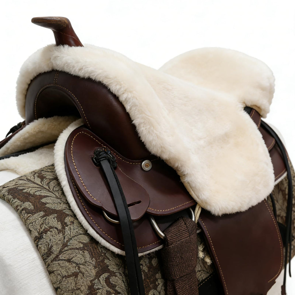 Sheepskin Saddle Seat Cover D853719