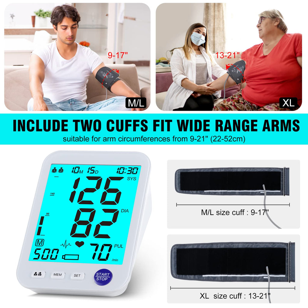 Blood Pressure Monitor 2 Cuff Sizes M65555