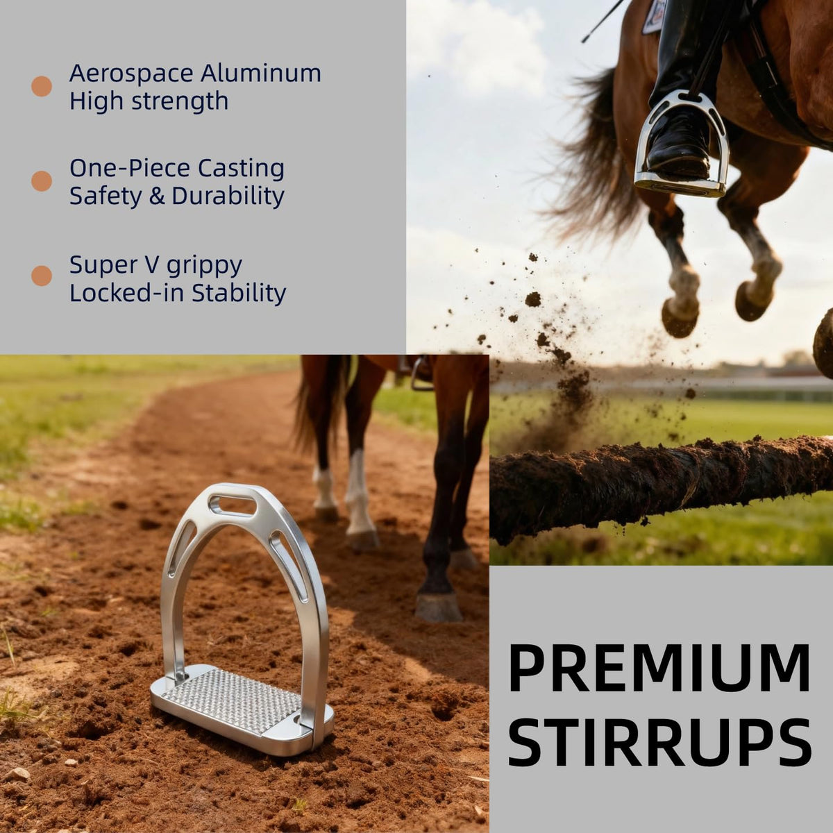 Lightweight English Stirrups M142