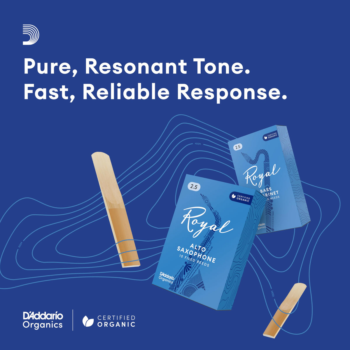 Alto Saxophone Reeds Strength 1.5, 3-Pack M471