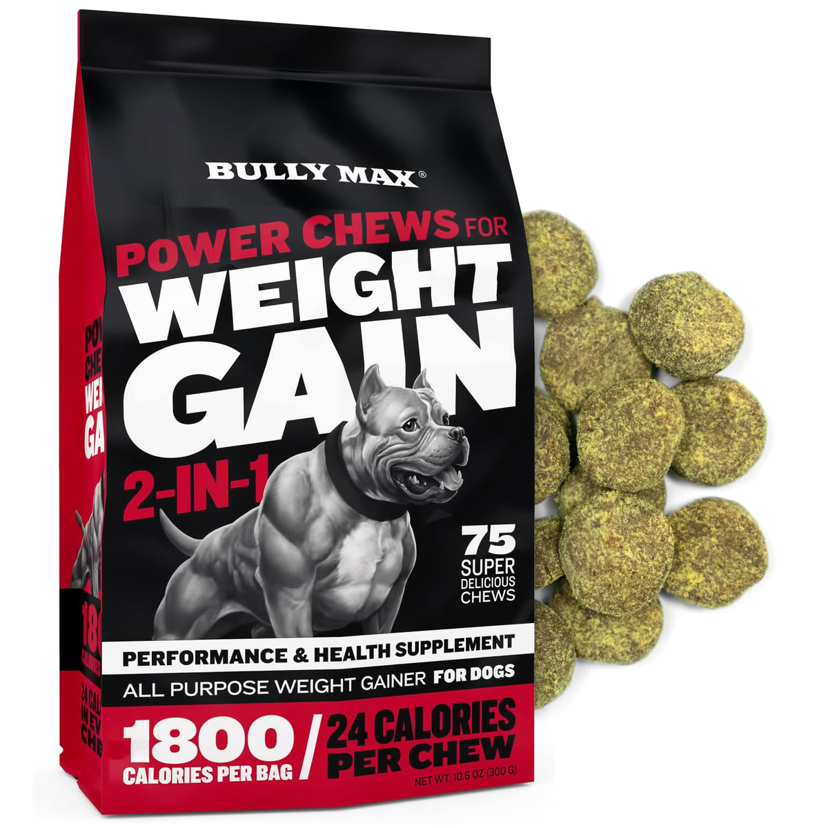 Liquid Muscle Builder & Weight Gainer Soft Chews W389