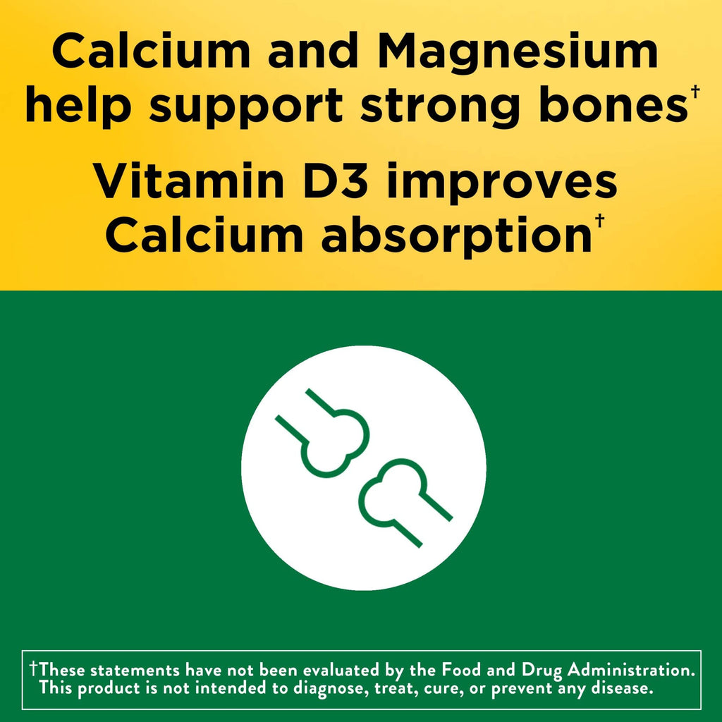 Calcium Magnesium Zinc with Vitamin D3, 300 Tablets U846