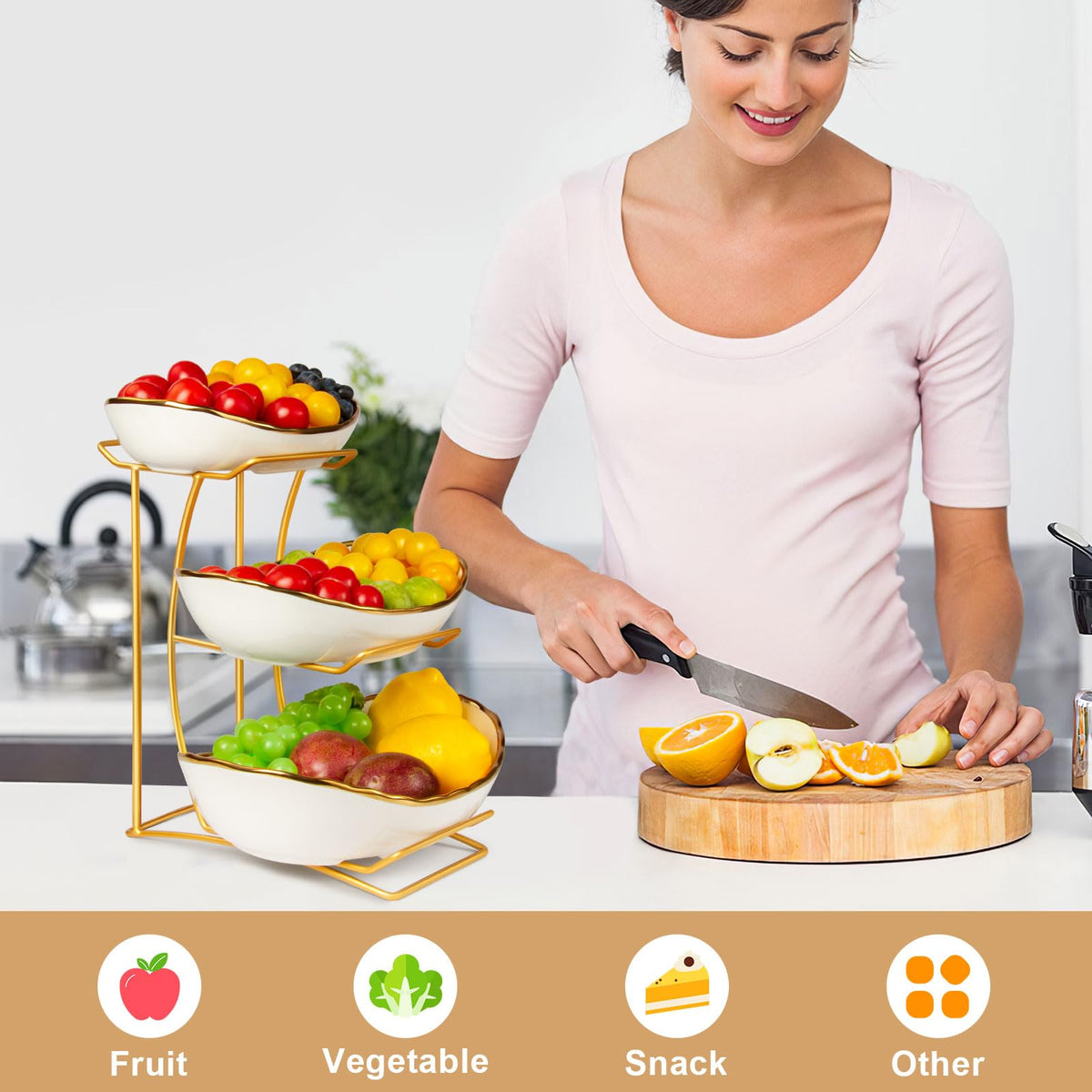 3 Tier Fruit Bowl I582530
