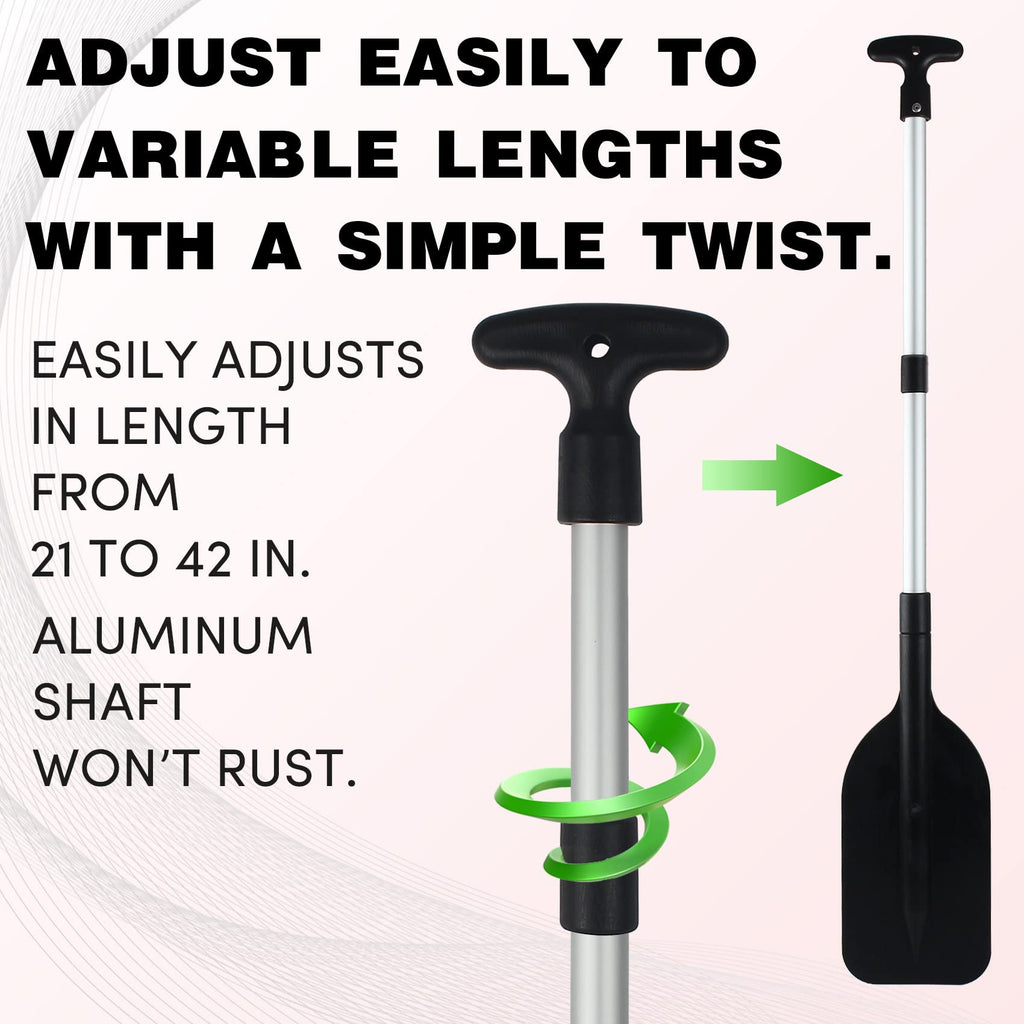 Telescoping Boat Paddle Collapsible Oar 2 Pack Z810666
