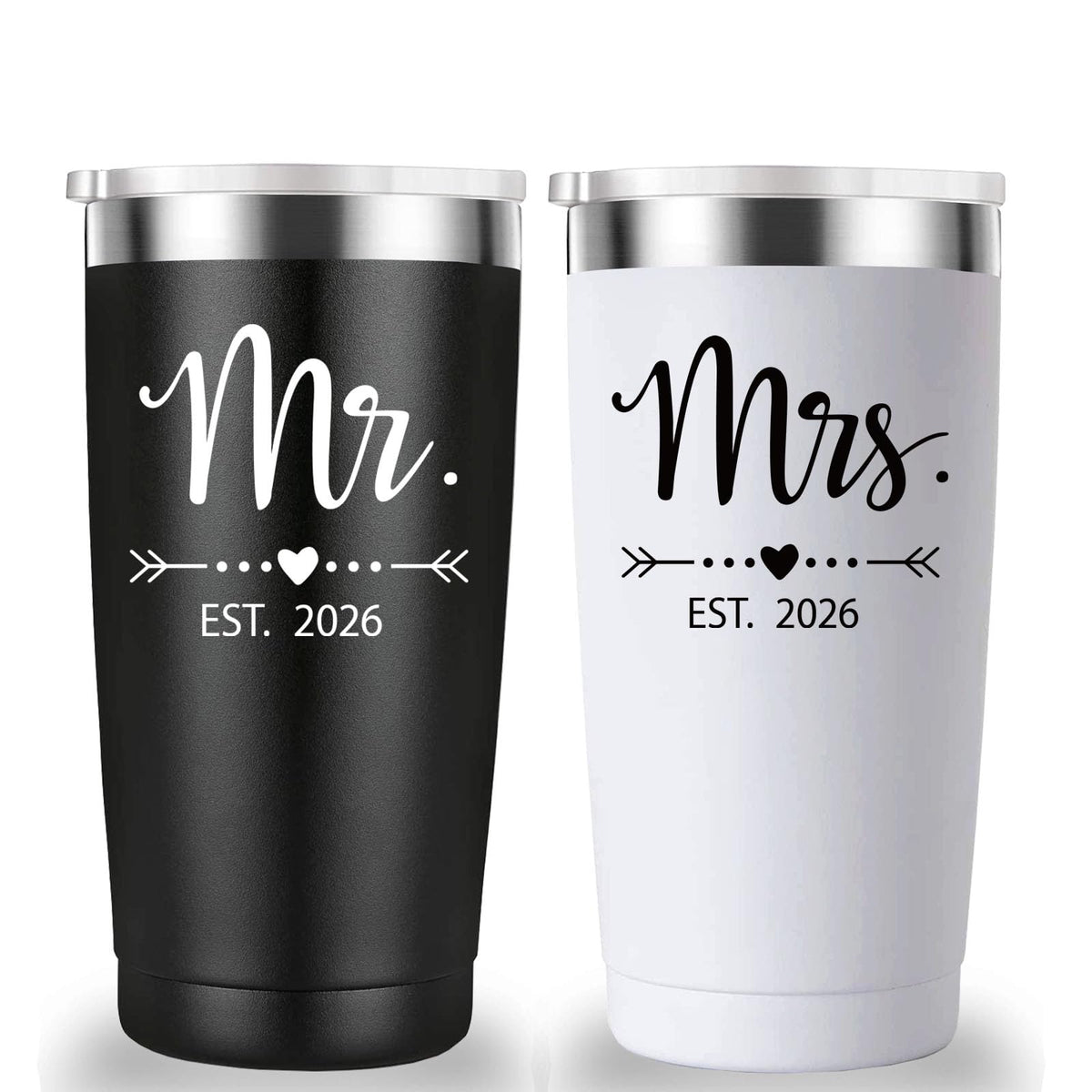 20 oz Black & White Tumbler I189077