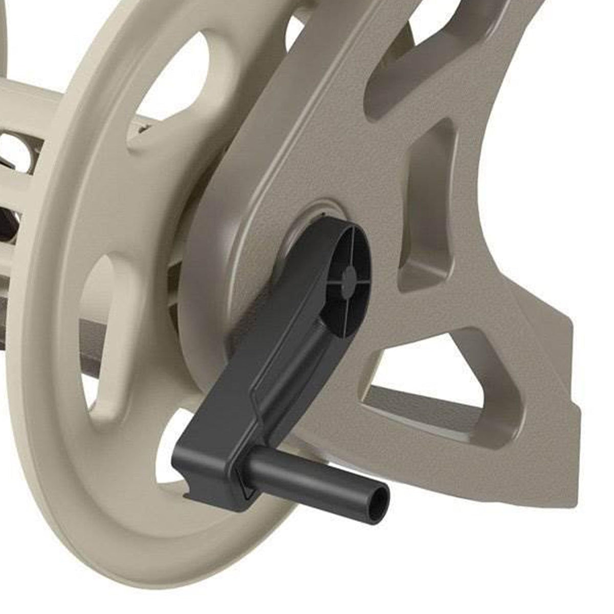 Hard Plastic Wall Mounted Retractable Garden Hose Reel with 200 Feet Hose Capacity S2047