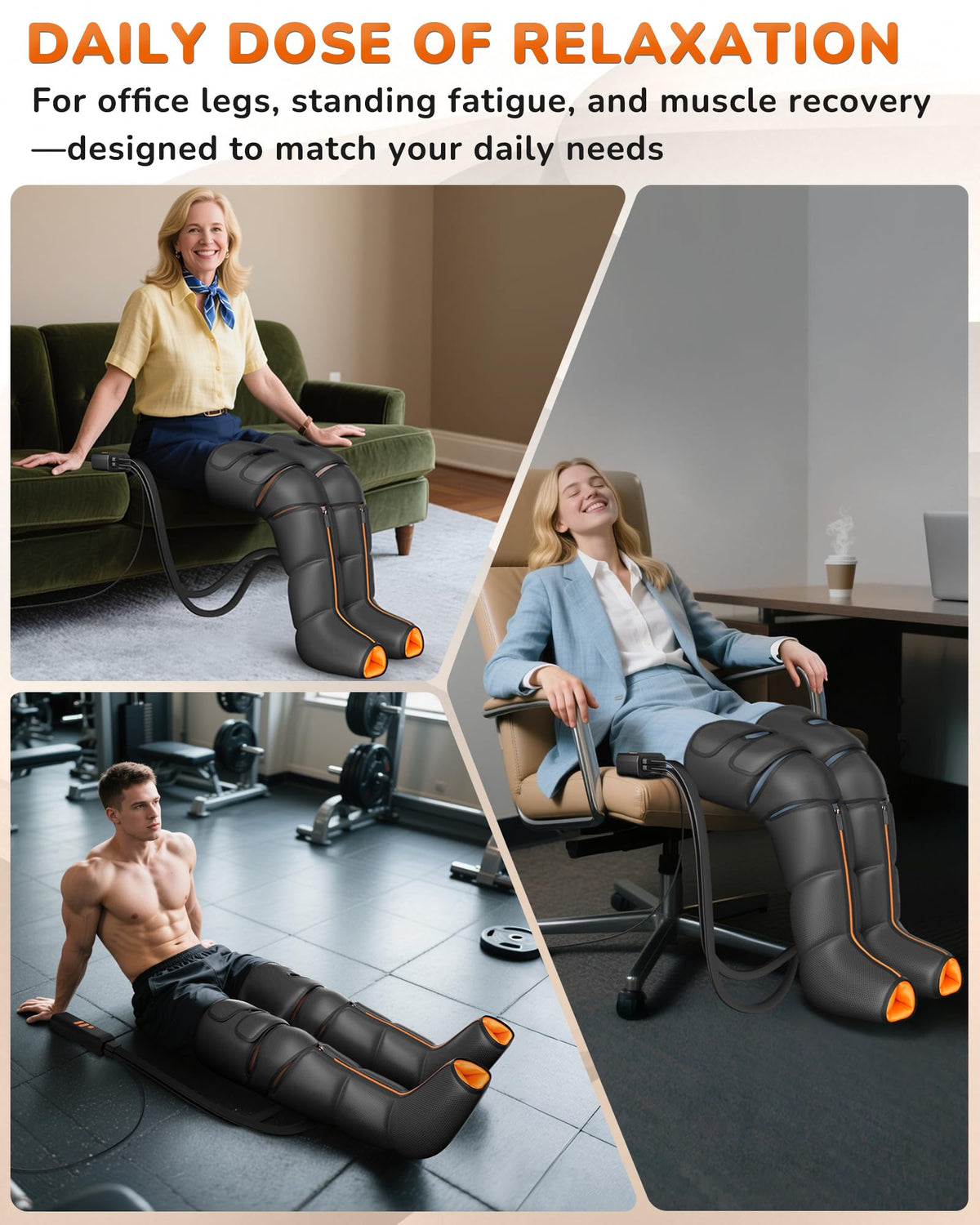 Leg Compression Massager with Heat U861