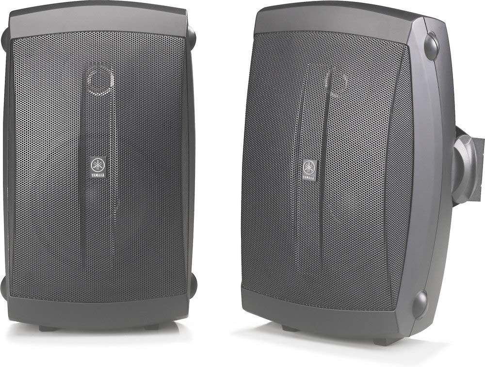 2-Way Indoor/Outdoor Speakers Pair Black I9824