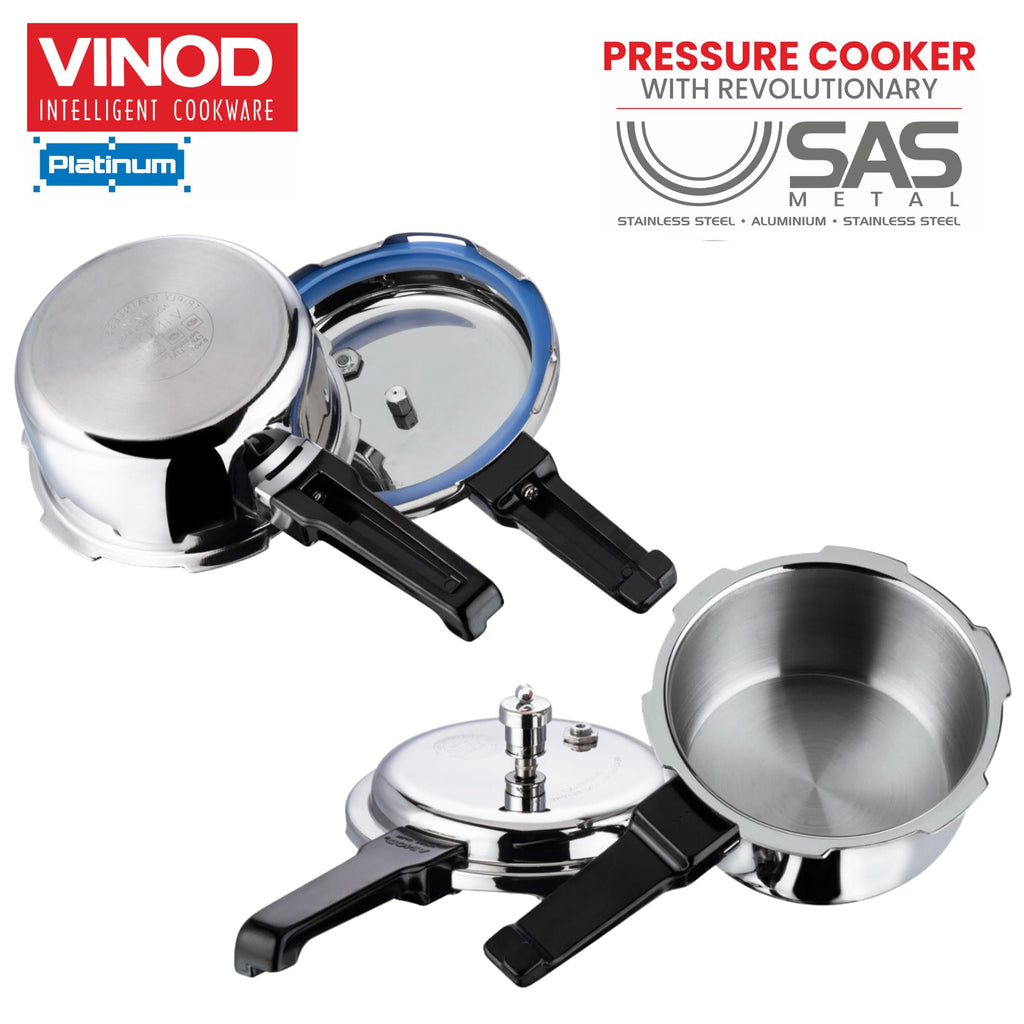 Triply Stainless Steel Pressure Cooker 68 oz D738077