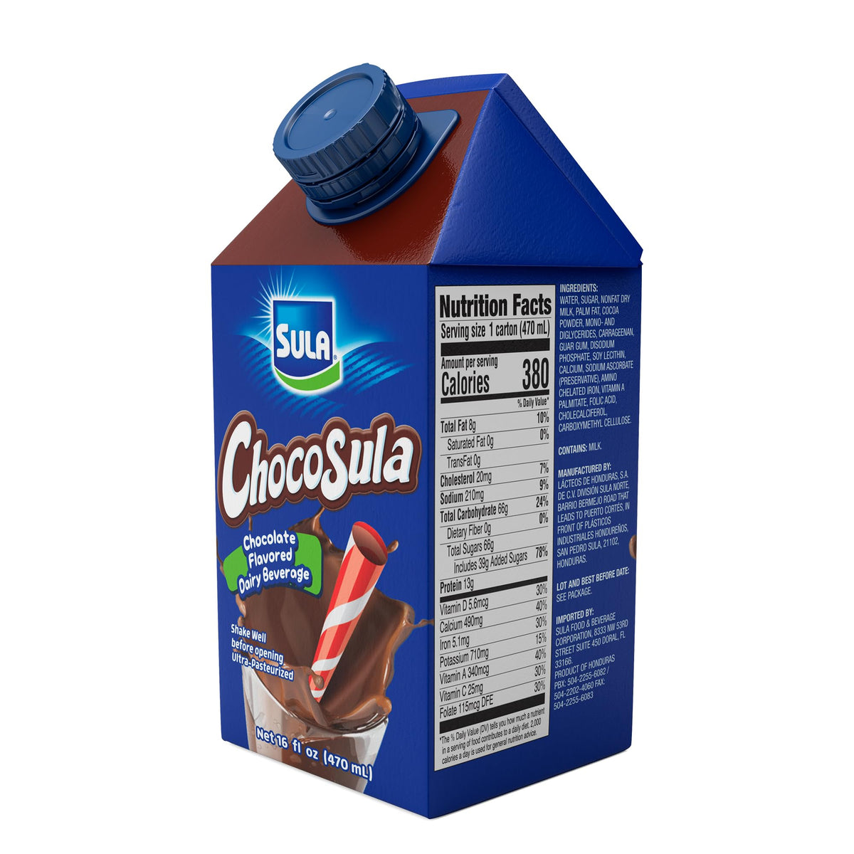 Chocolate 16 fl oz Pack of 12 U49205